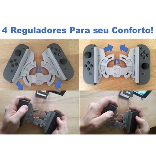 Suporte Controle Nintendo Switch - GRIP Comfort - 4 posições de regulagem - Mais conforto para Jogar