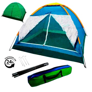 Barraca Camping 4 Pessoas Iglu Tenda Acampamento com Bolsa