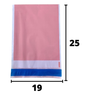 30 Un Envelope Plástico De Segurança 19x25 Rosa Claro Sedex Lacre Saco Correios Colorido