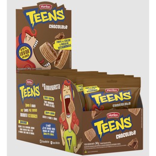 Teens Biscoito Recheado Marilan Chocolate - 30g Cx 8und