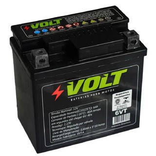 Bateria Moto 6ah Selada Volt Titan 150 160 Fazer 150 Factor125 Crypton 115