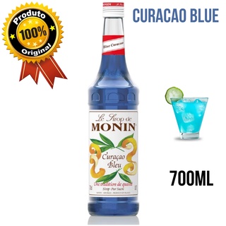 Xarope Curaçau Blue Monin 700 ml - Envio em 24 Horas Original Importada Lacrada
