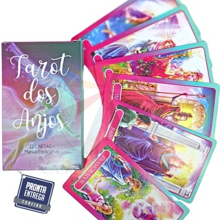 Tarot Dos Anjos Marselha Deck 22 Cartas Oráculo Tarô + Manual