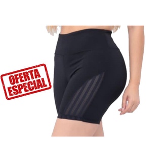 Shorts Suplex Dry Fit Academia Fitnes Cintura Alta