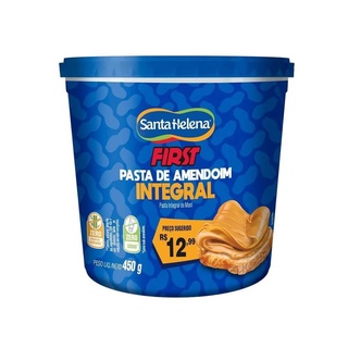 Pasta De Amendoim Integral First 450g - Santa Helen
