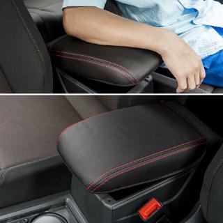 Armrest Box Cover Microfiber Leather Accessories For Golf 7 MK7 2013-2017 Red line Central Protective Comfortable