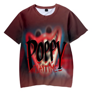 Camiseta Infantil De Mangas Curtas 3D poppy playtime