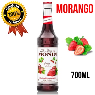 Xarope Morango Monin 700 ml - Envio em 24 Horas Strawberry Fraise Original Importada Lacrada