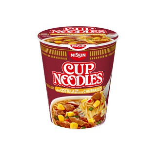 Macarrão instantâneo Nissin Cup Noodles Costela com molho de churrasco (1)
