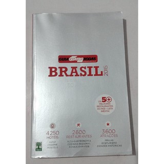 Livro Guia 4 rodas BRASIL 2015 - Edição especial 50 anos
