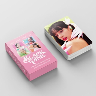 54 Peças / Conjunto Cartões Kpop Blackpink Lomo 2021 Temporada / Cartão Com Foto Lisa Jennie (5)