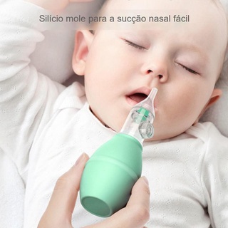 Aspirador Nasal De Bebê Limpador De Booger Tipo Prensa Para Bebês Recém-nascidos Limpeza De Booger Através De Congestão Nasal