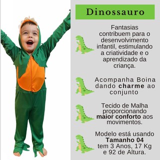 Fantasia Dinossauro Infantil roupa kigurumi (6)
