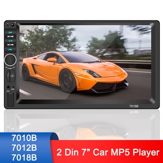 7 " Stereo Receiver 2Din Car Radio AUX Espelho Link Unidade De Cabeça Do Carro MP5 Player 7010B/7012B/7018B HD Multimedia