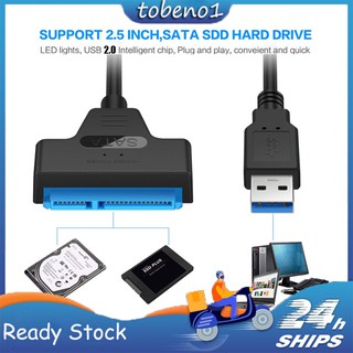MS Adapter Cable /2.5Inch Hard Disk Adapter Cable SATA To USB Cable Connects Any Standard SSD To A Computer Through USB 2.0 Ports (1)