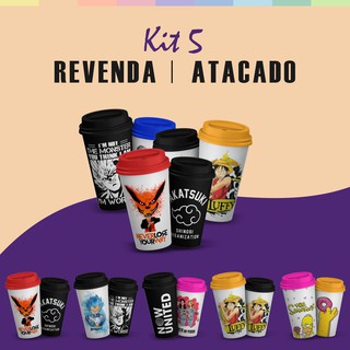 Kit com 5 copos bucks para REVENDA - ATACADO