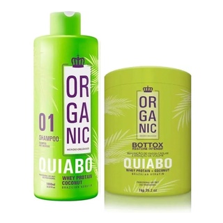 Shampoo Antirresíduos Quiabo Organic +btox Quiabo Organic 1k+ BRINDE!