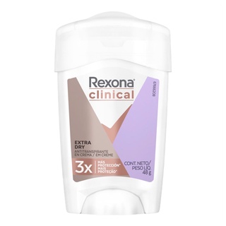 Desodorante Rexona Clinical Women Extra Dry Creme 48g (2)