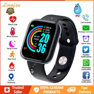 Y68/D20 smart bracelet heart rate blood pressure sports bluetooth watch
