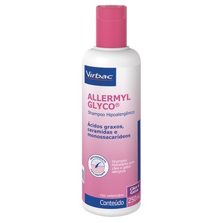 Shampoo Allermyl Glyco 250 Ml Virbac - Shampoo Para Cães (1)