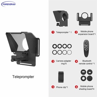 Mini Teleprompter Portátil Com Controle Remoto Para Celular / Vídeo / Teleprompter (9)