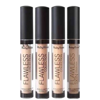 Corretivo Liquido Flawless Colection Ruby Rose Bege e Nude
