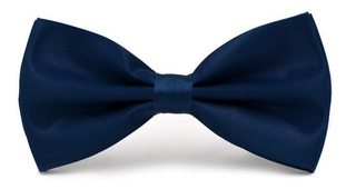 Gravata Borboleta Azul Marinho Com Regulador Adulto e Infantil - Slim Smooking Casamento Ref:247