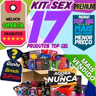 kit Sex shop c/ 17 Produtos eróticos uso adultos e sexy