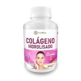 Colágeno Hidrolisado Com Vitamina C 500mg 120 Cápsulas