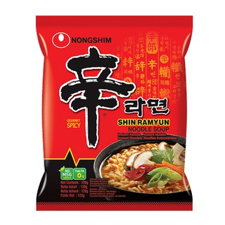 Lamen Coreano Shin Ramyun Picante Carne e Vegetais 100g (1)