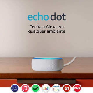 Alexa Echo Dot Amazon 3° Geração Português Original Lacrada Assistente Virtual (3)