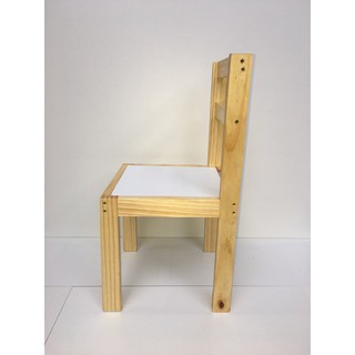 Cadeira Infantil acessório Montessoriano em madeira maciça Pinus Verniz e MDF (1)