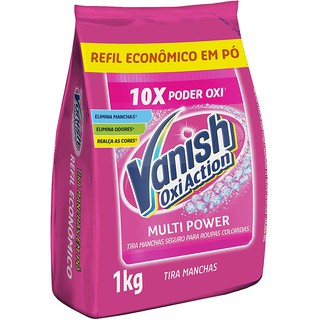 Vanish Tira Manchas em Pó Oxi Action Pink 1kg