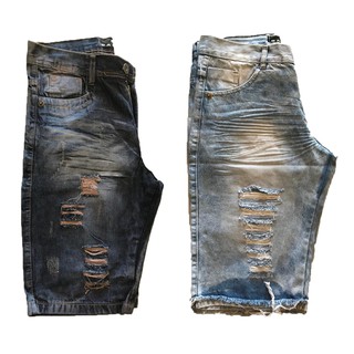 kit 2 bermudas jeans rasgadas ou normais vários modelos preço de atacado revenda lucre