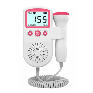 Fetal Doppler Detector Baby Heart Rate Prenatal Monitor Ultrasound Fetal Heart Rate Monitor (9)