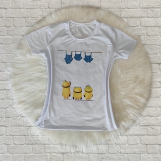 Blusa T-shirt Feminina Camiseta Minions