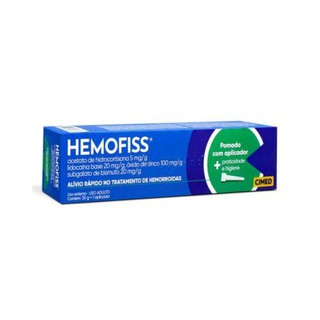 Pomada Para Hemorroida Hemofiss 30g Bisnaga Com Aplicador