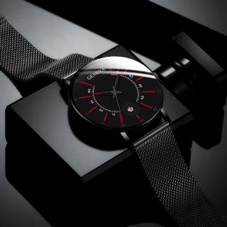 Relógio Masculino Geneva Estilo Luxo Ultrafino / Aço Inoxidável / Relógio e Pulso Analógico Quartz (4)