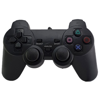 Controle JoyStick Dubleshock 2 Analógico Com Fio Para Playstation 2 Ps2 Preto