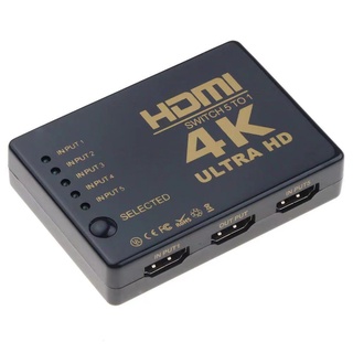 Adaptador Switch Hdmi 5x1 4k 5 Entradas em 1 Ultra HD Tv - Getit Well