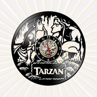 Relógio Tarzan Jane Desenho Filme Serie Tv Nerd Vinil Lp