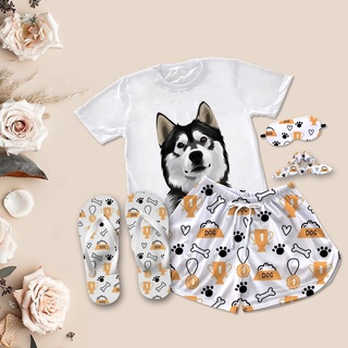 Pijama Feminino Estampa Dog Cachorro