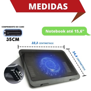 Cooler Pad Notebook Laptop Refrigeração Pc Suporte Base Usb (3)
