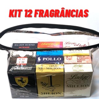 Kit Perfumes 100ml - Masculinos e Femininos 12Und - Perfume Importados - Kit Para Revenda e Atacado