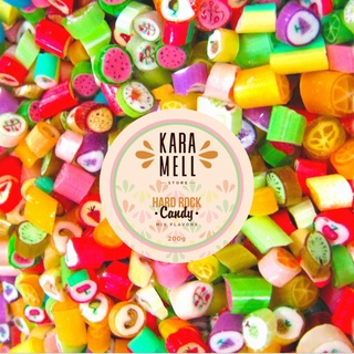 Balas Portuguesas Rolo Hard Rock Candy - Mix Flavors - Linha Karamell (1)