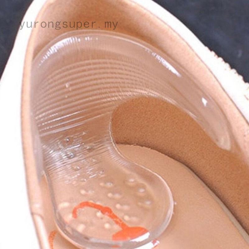 Palmilha De Silicone Em Formato De T Com Forro Para Sapatos Altos