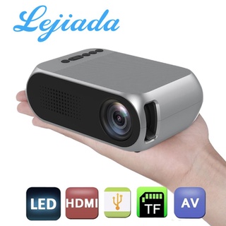 Lejida-YG320 Mini Projetor Portátil Led 600 Lumens 3.5mm Suporte De Áudio Hd 1080P HDMI USB Playback Media Player Em Casa (1)