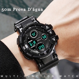 Relógios Masculinos Xinjia G Sport Shock Barato Digital Militar Com Caixinha Original Prova Da Agua
