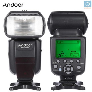 【cara】Andoer AD-980II E-TTL HSS 1/8000s Master Slave GN58 Flash Speedlite for Canon 5D Mark III/5D Mark II/6D/5D/7D/60D/ (4)