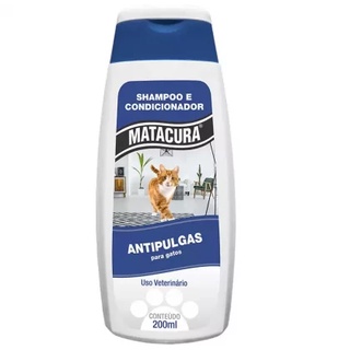 Shampoo e Condicionador Matacura Antipulgas para Gatos 200ml (1)